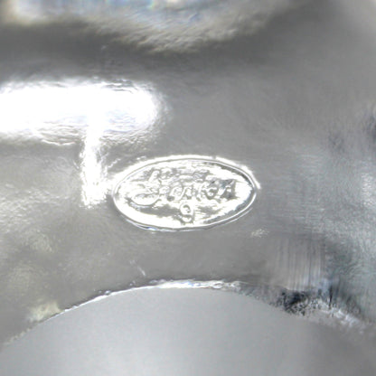 oval Fenton mark on glass teddy bear