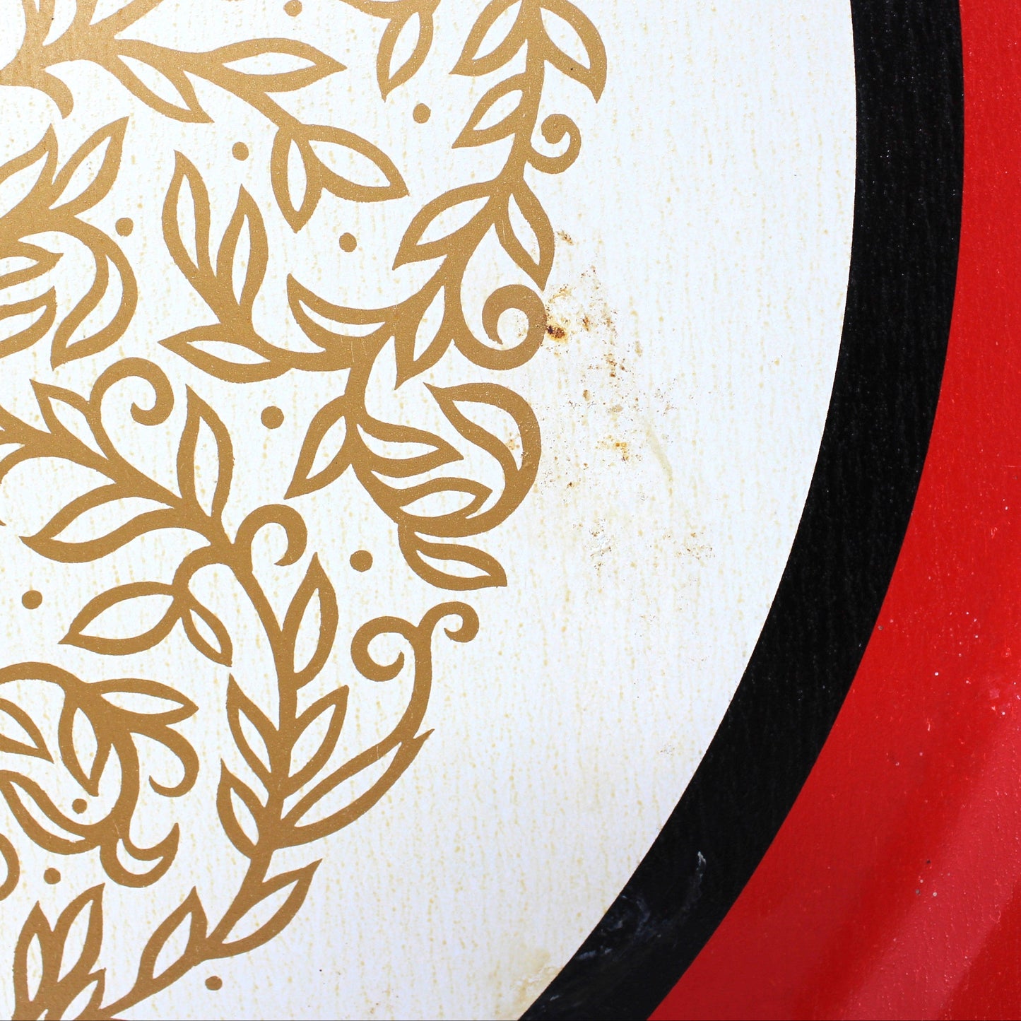 Tray, Stoyke, Mid Century Rooster Design, Lithographed Metal, 19" Round, Vintage, USA, AAW, 1950s