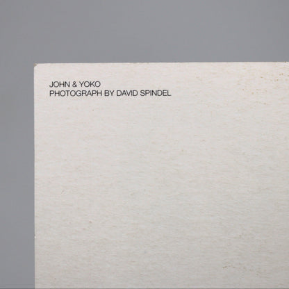 John Lennon & Yoko Ono Postcard, Vintage 1985 Unused, David Spindel Photo, American Postcard, Ephemera