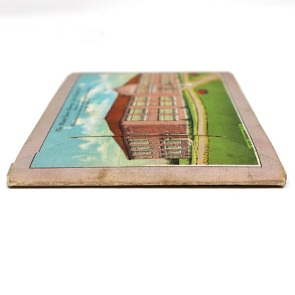 Oldest Church in the USA Postcard Book, Santa Fe, NM, Vintage 1930s Unused Linen Souvenir, 10 Cards