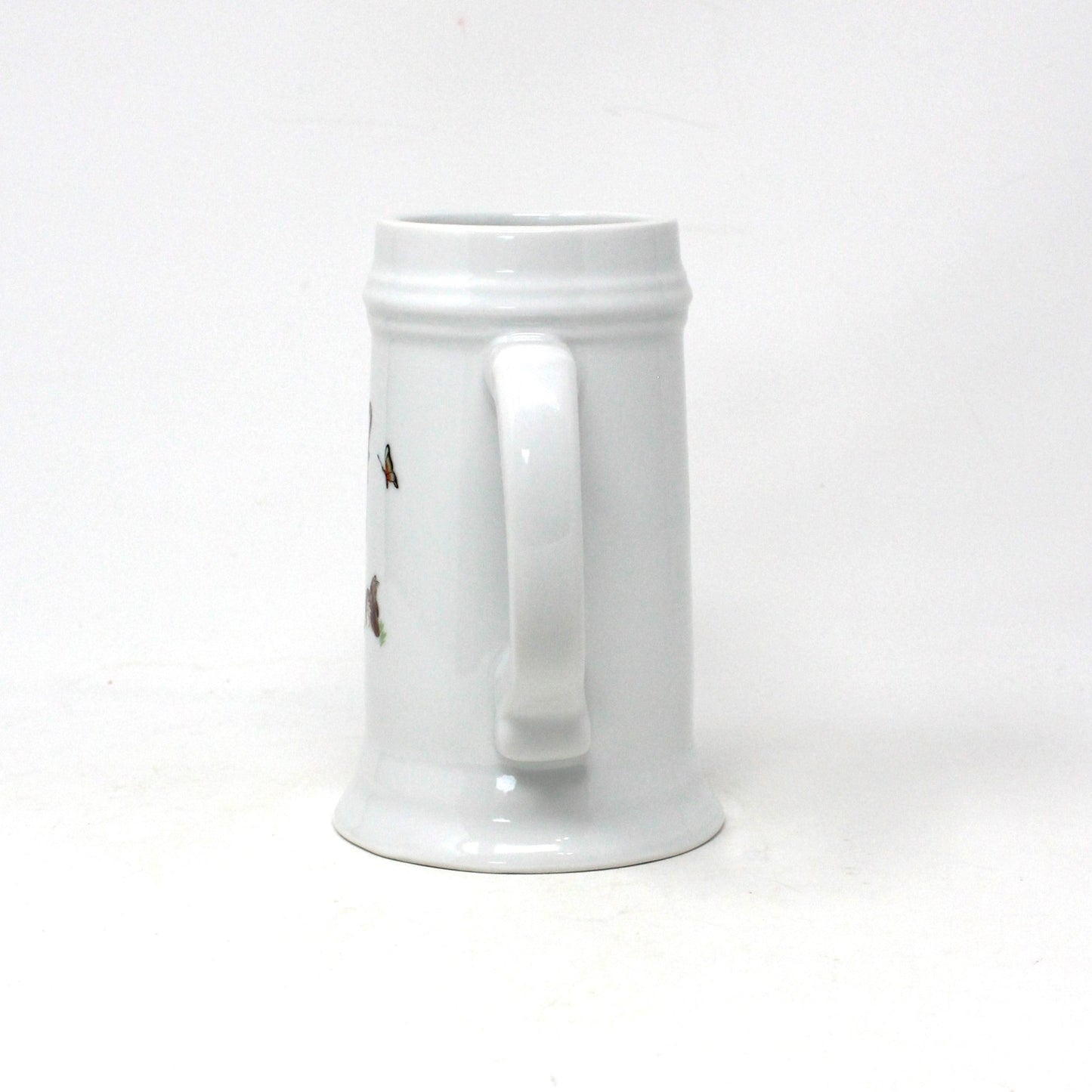 Beer Mug, Gerold Porzellan, Umbrella Girl Harvest, West Germany Porcelain, Vintage