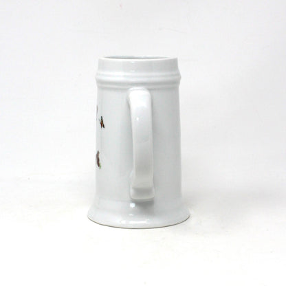 Beer Mug, Gerold Porzellan, Umbrella Girl Harvest, West Germany Porcelain, Vintage