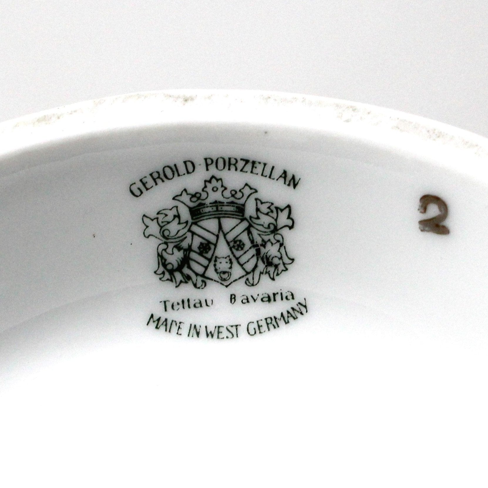 Beer Mug, Gerold Porzellan, Umbrella Girl Harvest, West Germany