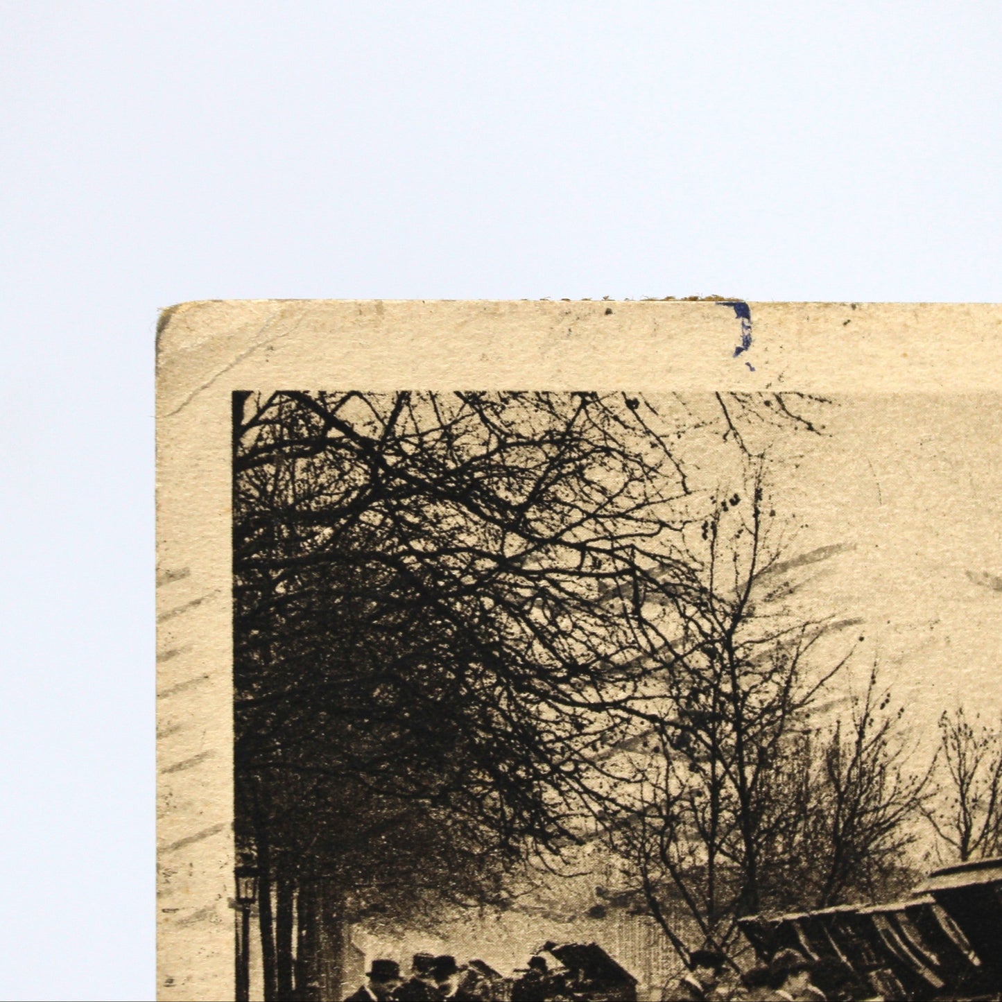 Paris Bouquinistes Postcard, Quai de la Tournelle, Yvon, Antique French Real Photo