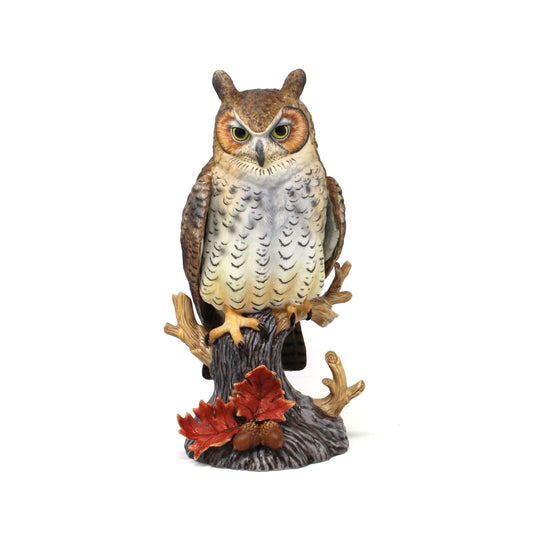 Figurine, Lenox Great Horned Owl, 1991 Porcelain, Vintage, SOLD