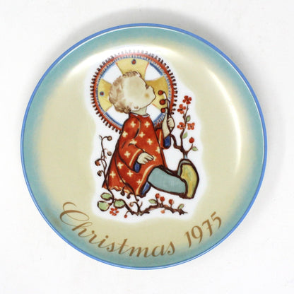Decorative Plate, Schmid Brothers, Christmas Plate Hummel 1975, Collector Series, in Box, Vintage
