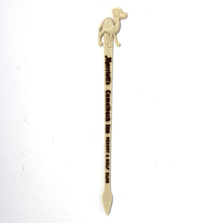 Swizzle Stick Drink Stirrer, Marriott's Camelback Inn Scottsdale, Cartoon Camel, Vintage 1970s