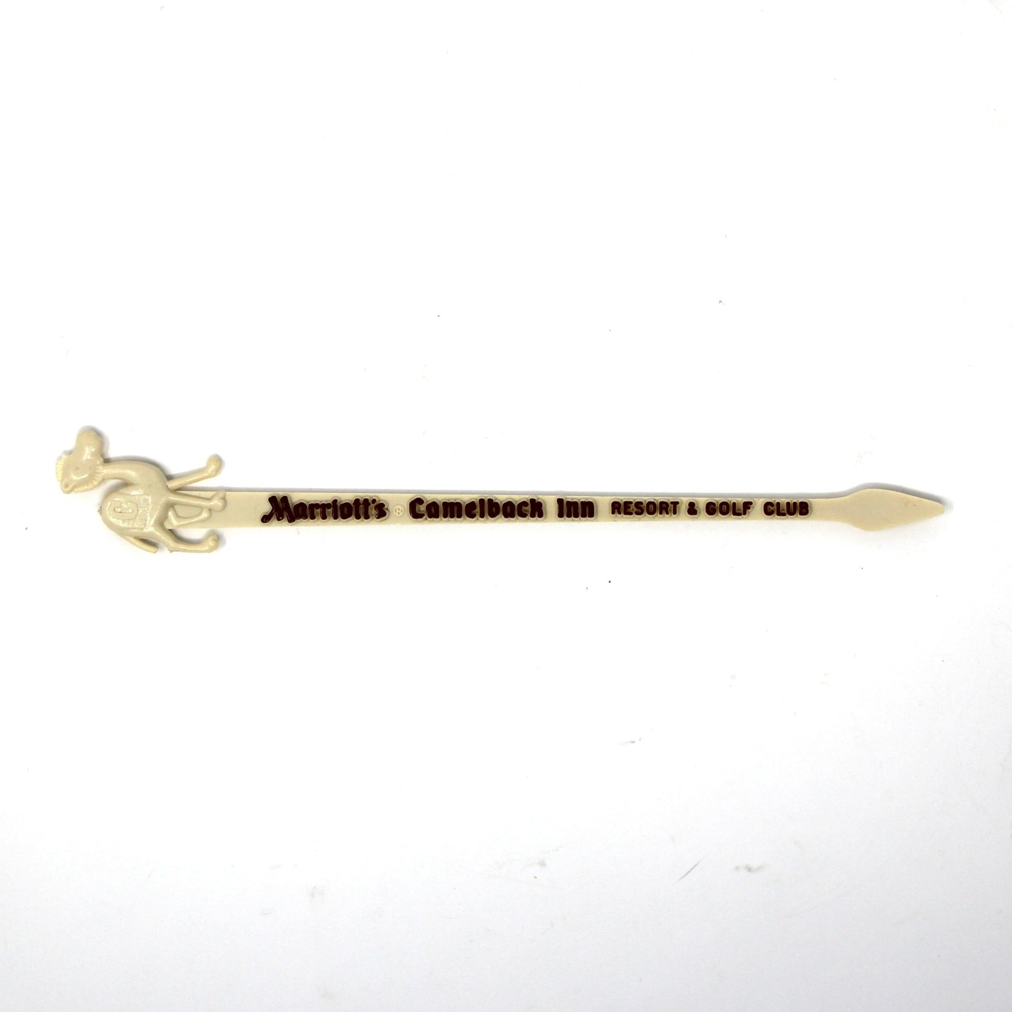 Swizzle Stick Drink Stirrer, Marriott's Camelback Inn Scottsdale, Cartoon Camel, Vintage 1970s