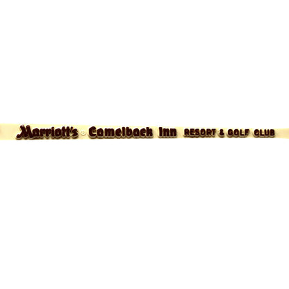 Swizzle Stick Drink Stirrer, Marriott's Camelback Inn Scottsdale, Cartoon Camel, Vintage 1970s