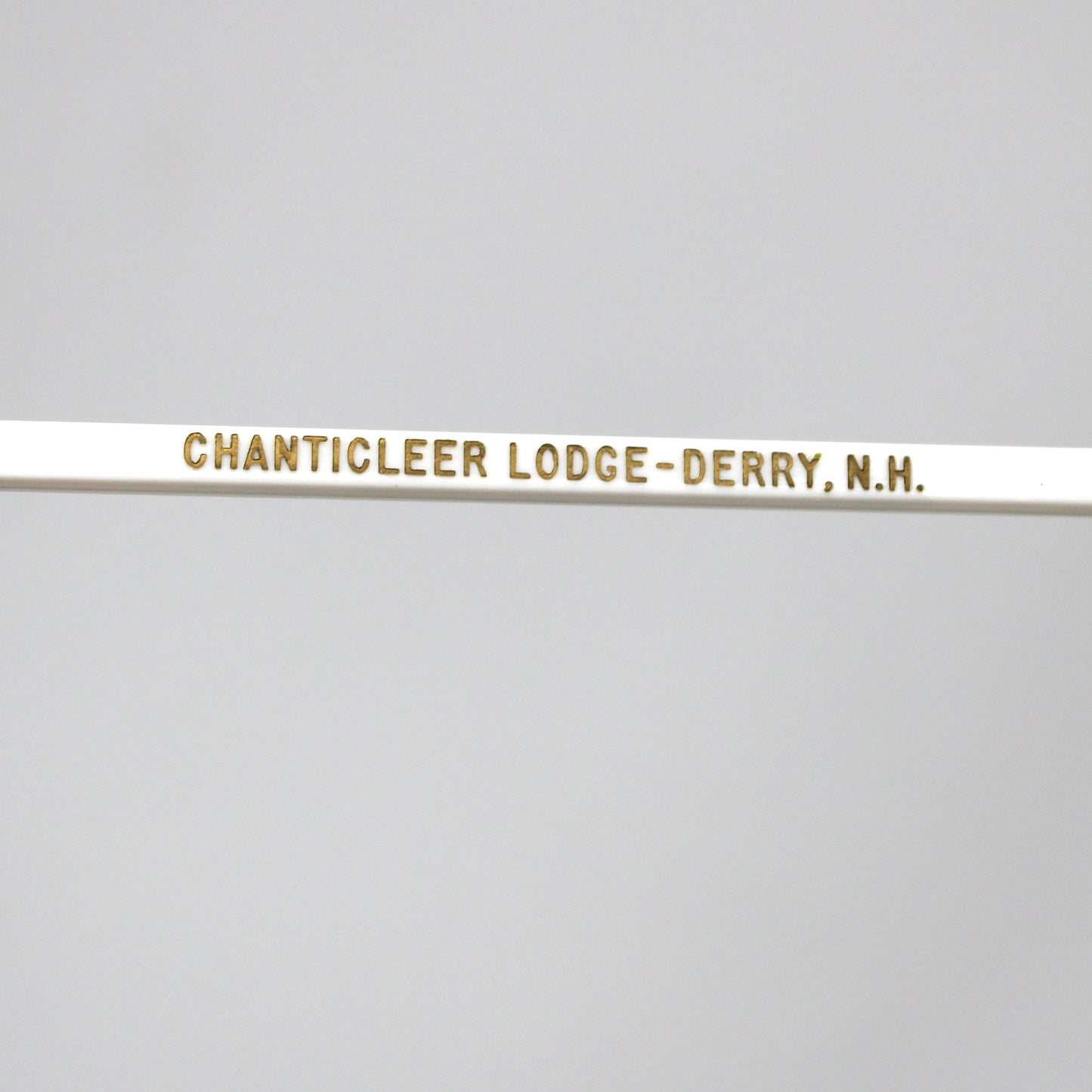 Swizzle Stick Drink Stirrer, Chanticleer Lodge Derry NH, Realistic Rooster, Vintage 1950s