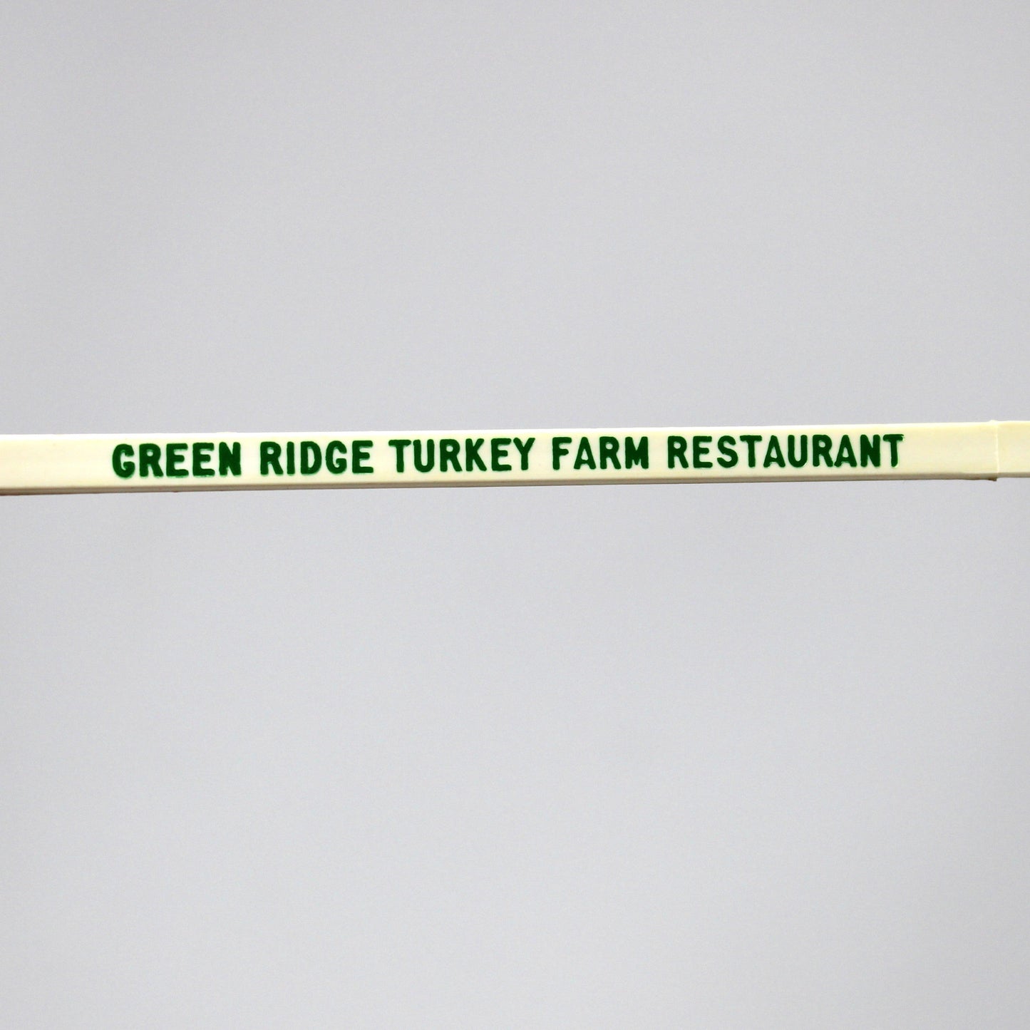 Swizzle Stick Drink Stirrer, Green Ridge Turkey Farm Restaurant Nashua NH, Realistic Turkey, Vintage 1960s