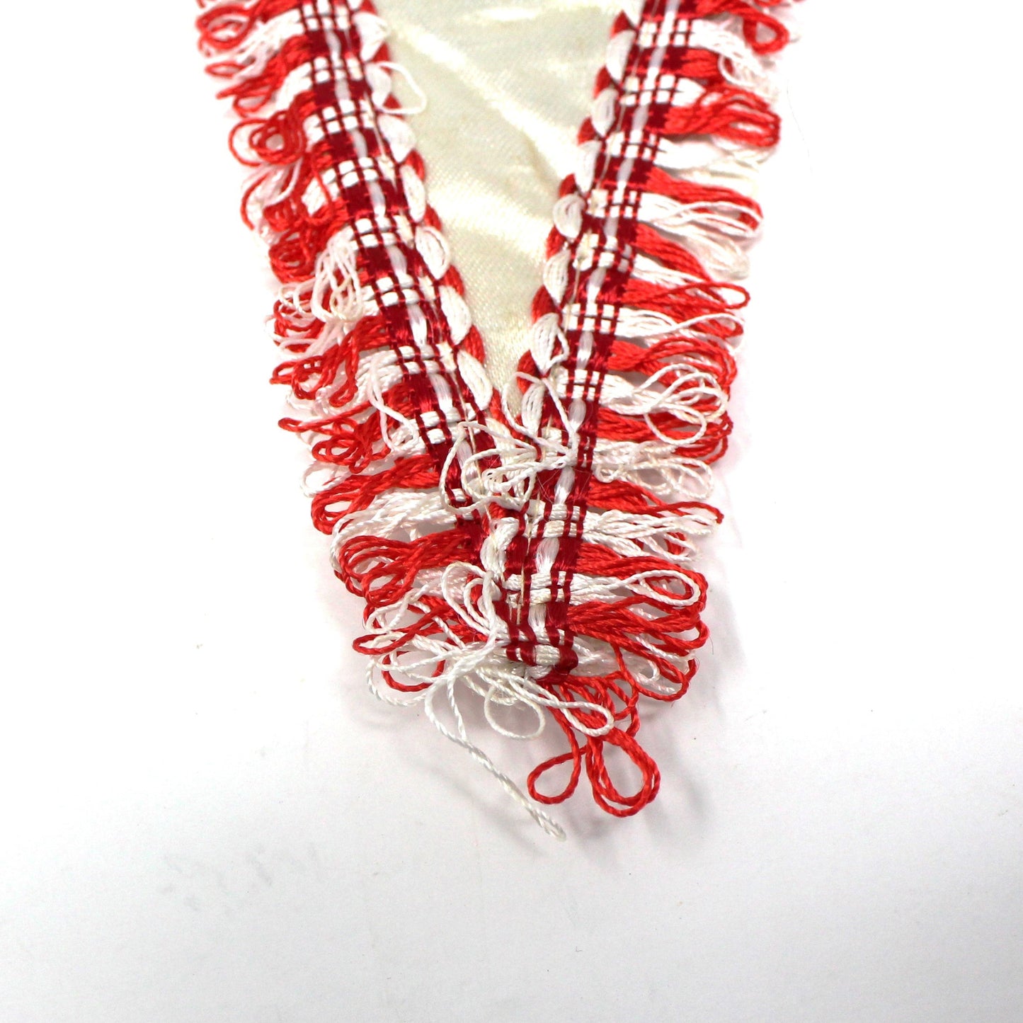 Pennant, England, Flag and Royal Arms Shield Silk Pennant with Fringe, Margi-Madrid Spain Collectible, Vintage 14", SOLD