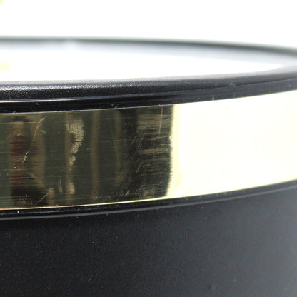 Ice Bucket, Shelton Designs, Clipper Ship, Black & Gold Vinyl, Mid-Century