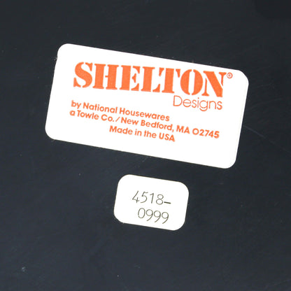Ice Bucket, Shelton Designs, Clipper Ship, Black & Gold Vinyl, Mid-Century