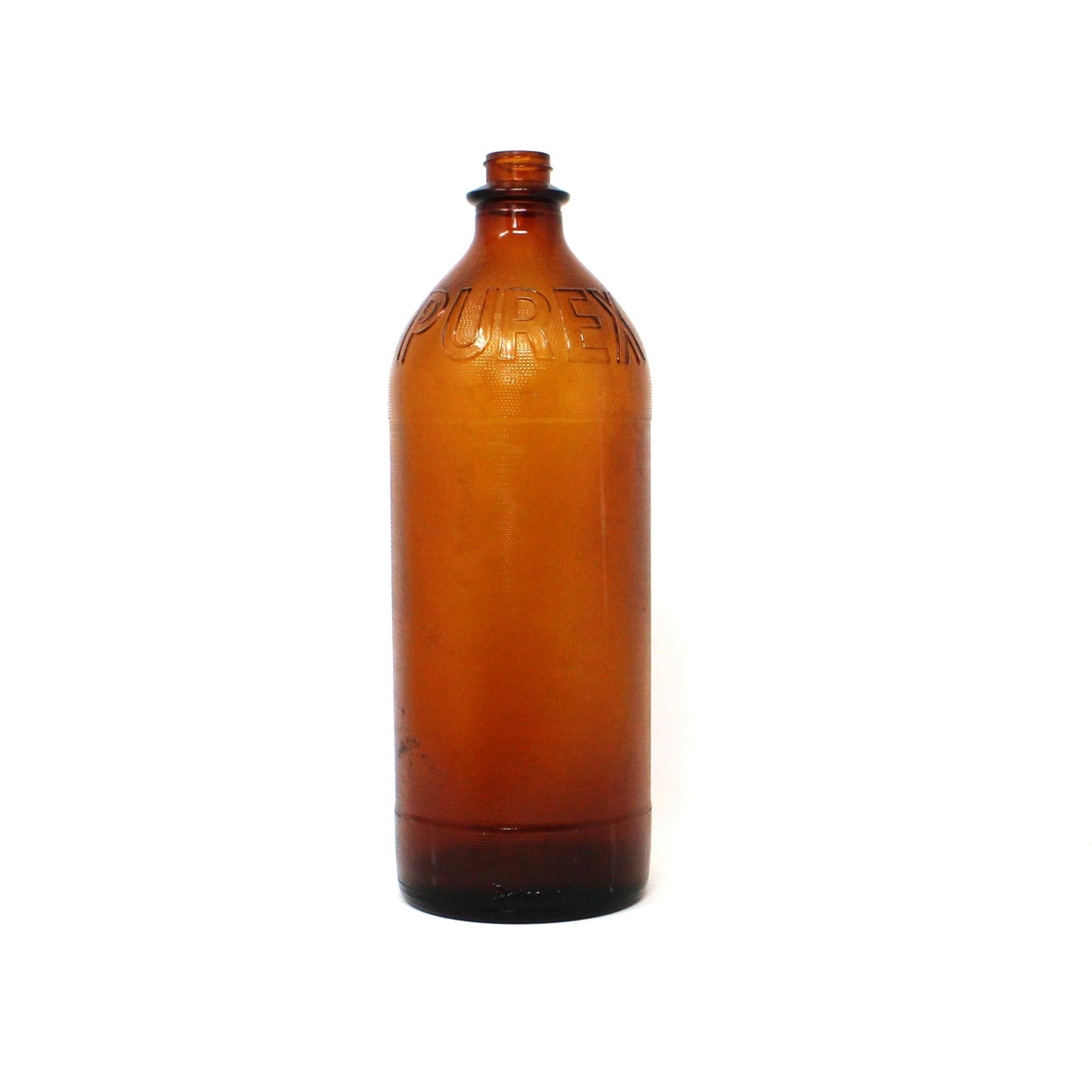 Collectible Bottle, Purex, Duraglas Brown Glass, Huntington WV, Vintage