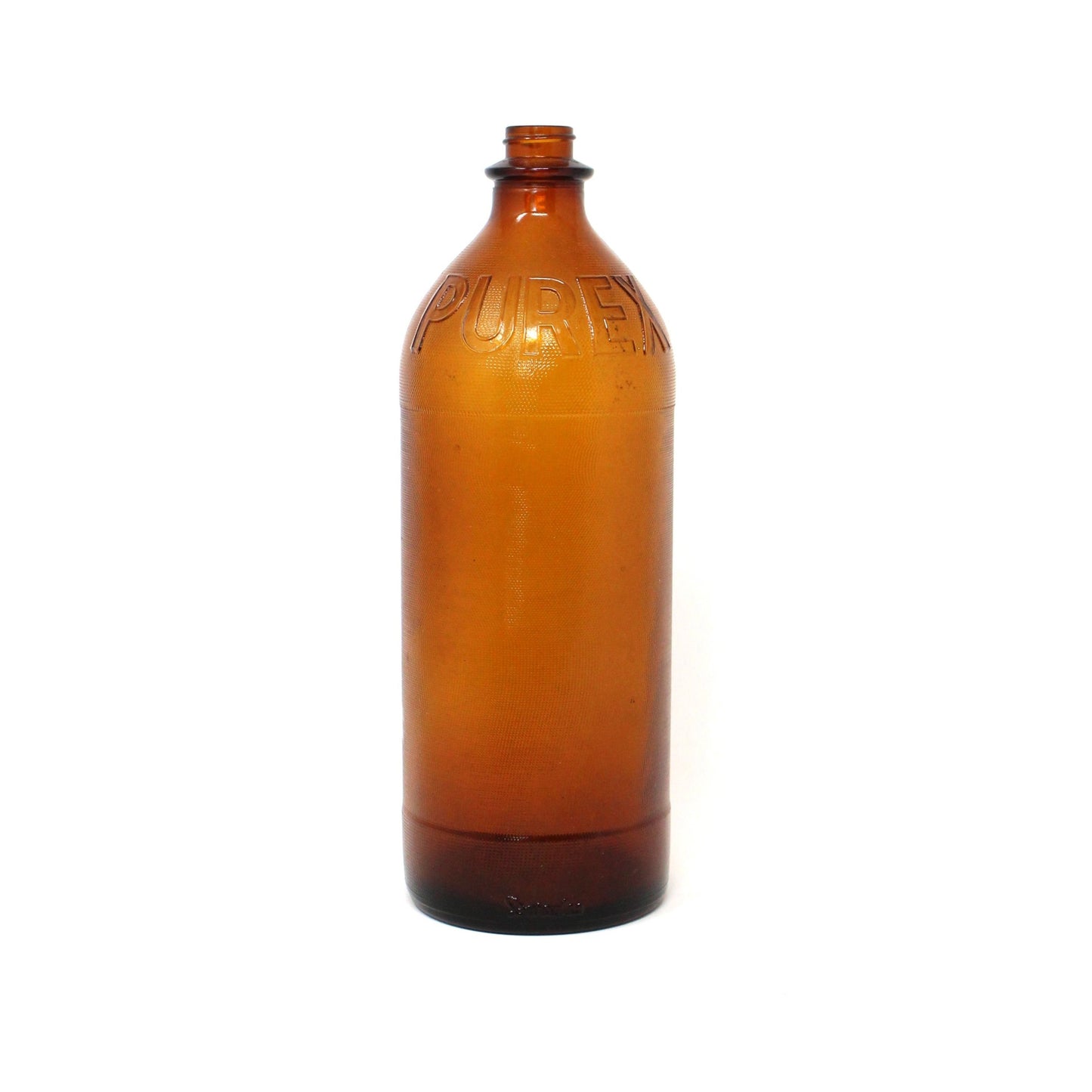 Collectible Bottle, Purex, Duraglas Brown Glass, Huntington WV, Vintage