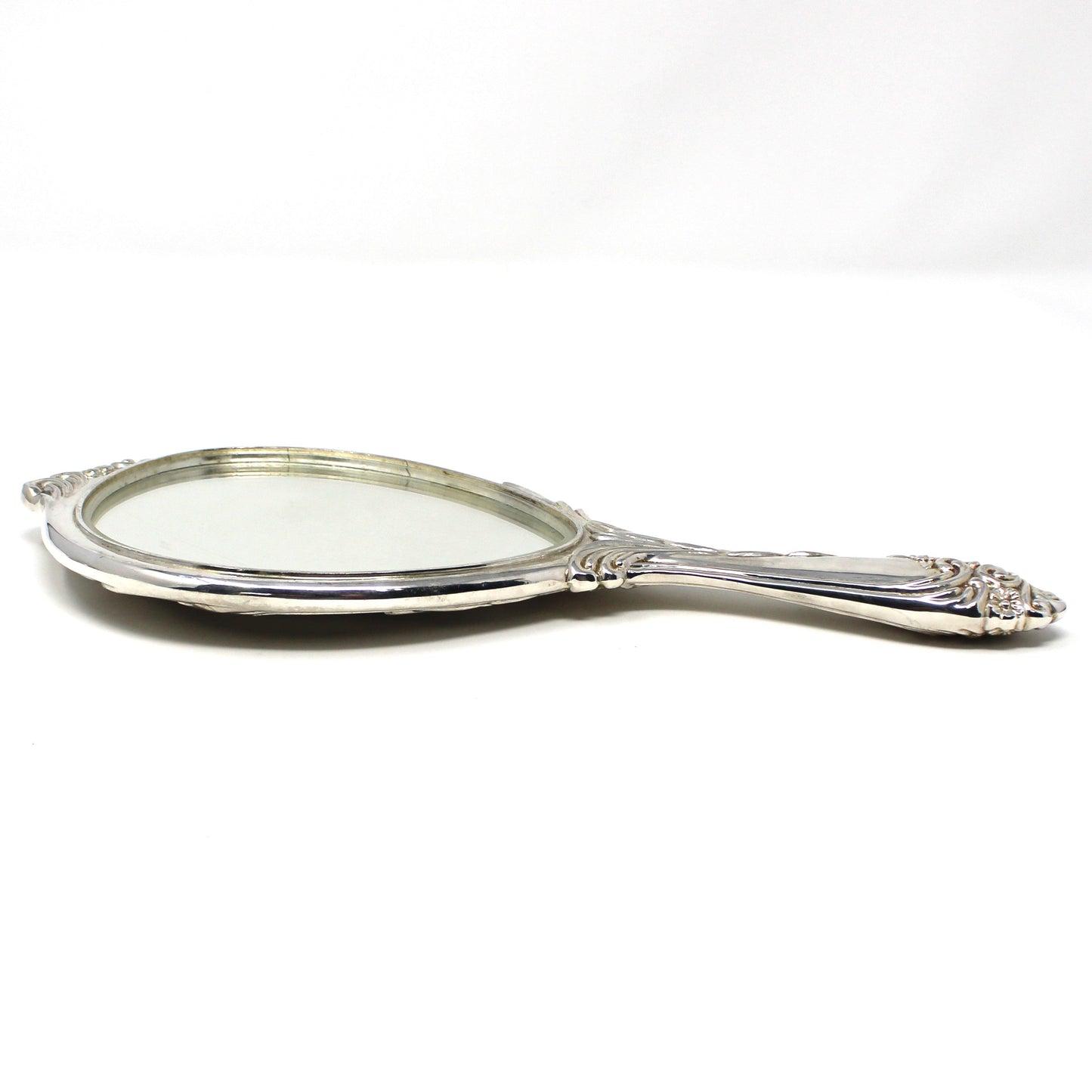 Dresser Vanity Set, Silverplate Mirror, Brush and Comb, ISC, Vintage 1988