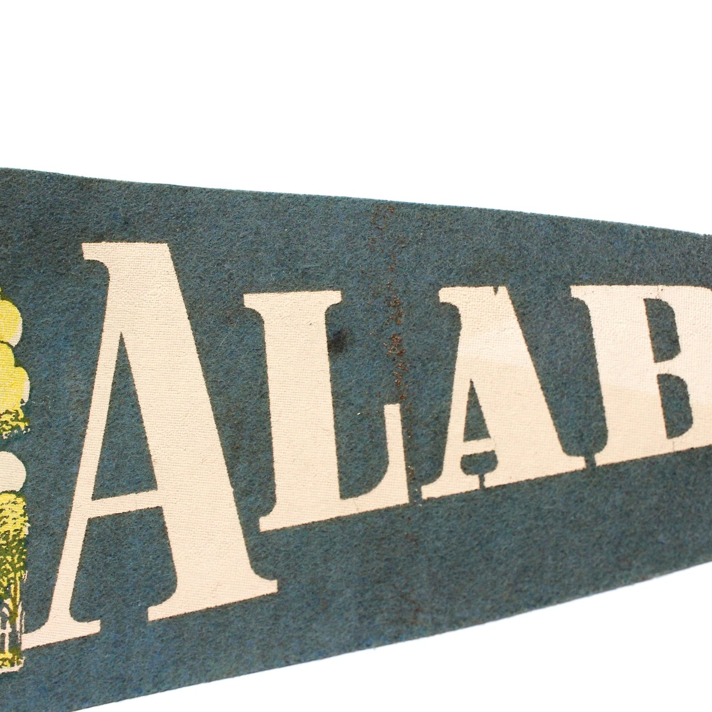 Pennant, Alabama State Travel Souvenir Collectible, Vintage 17", SOLD