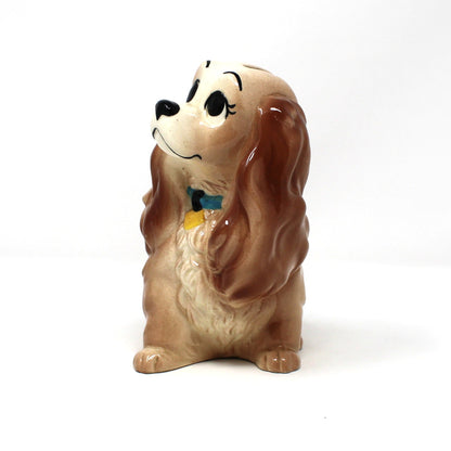 Coin Bank, Hagen-Renaker, Walt Disney Lady and the Tramp, Vintage 1956
