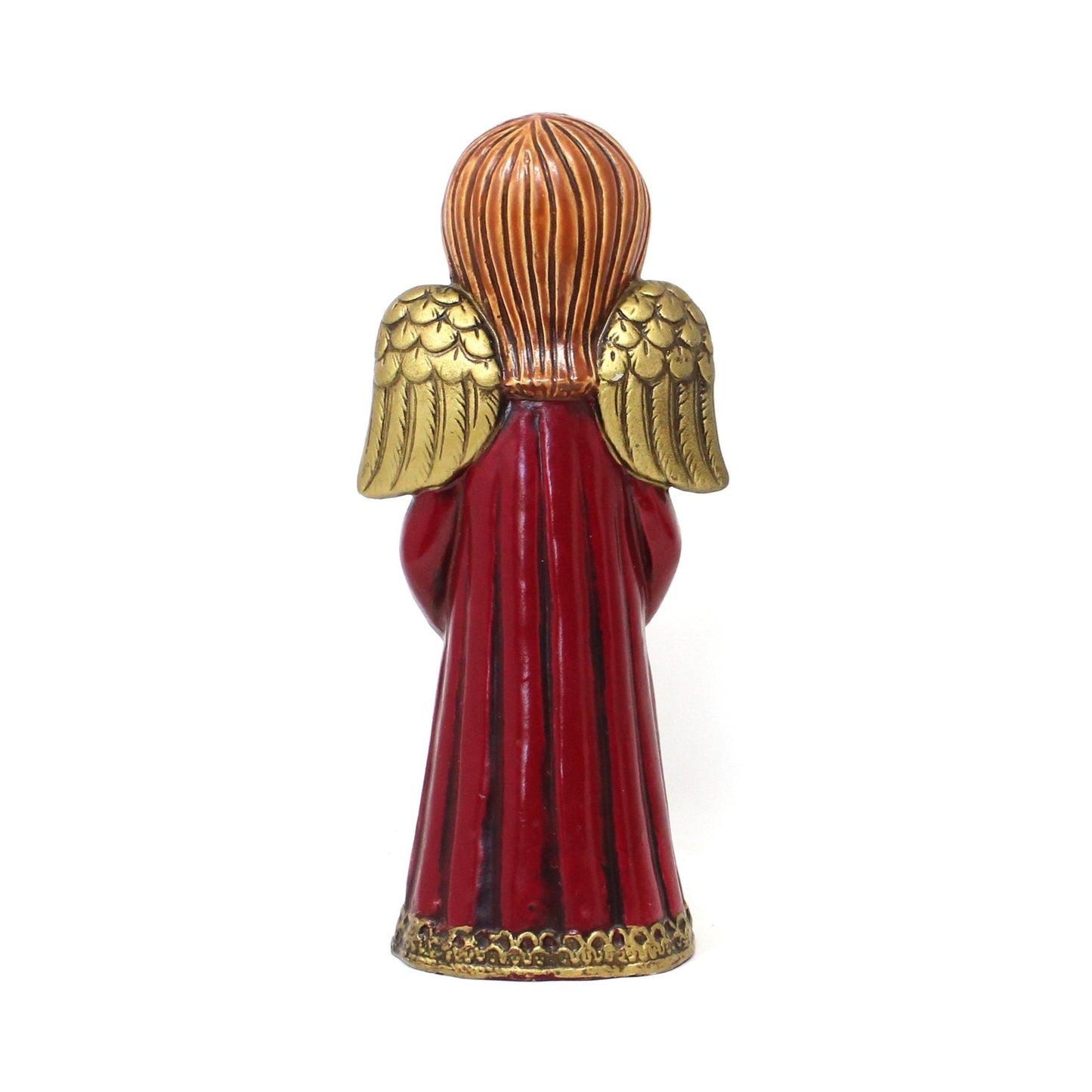 Figurine, Ardco, Choir Angel with Rhinestones, Papier Mache, Vintage Christmas Japan