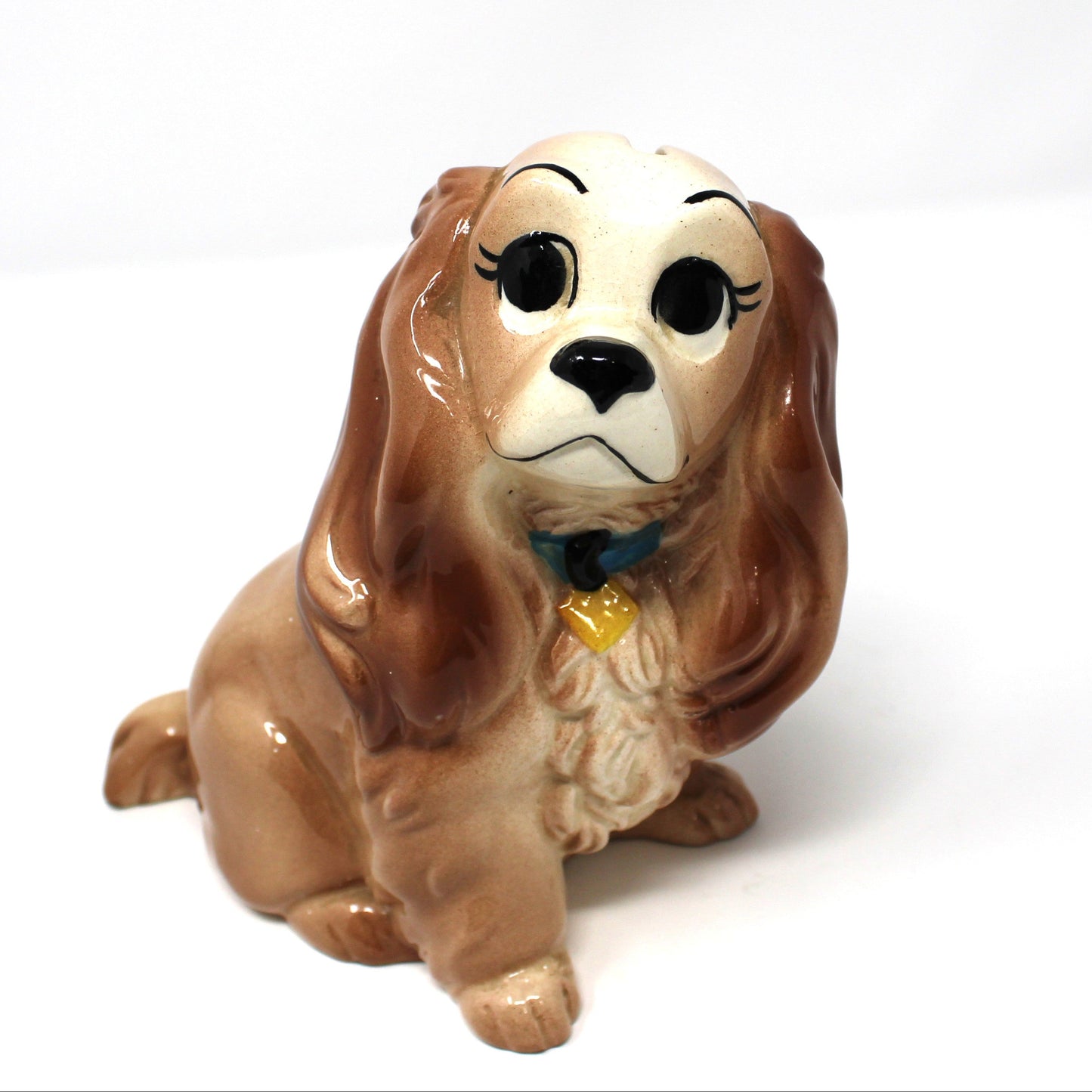Coin Bank, Hagen-Renaker, Walt Disney Lady and the Tramp, Vintage 1956