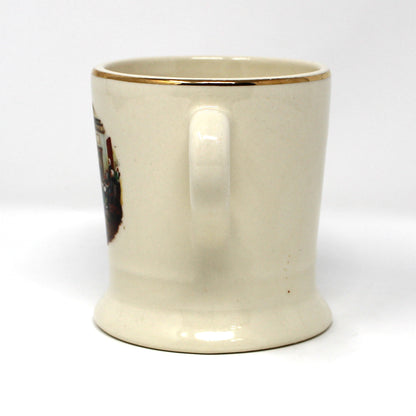 Shaving Mug, Declaration of Independence Signing, Porcelain, Vintage 1970s