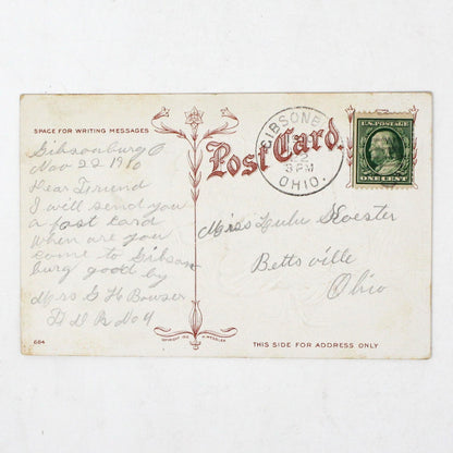 Postcards, Thanksgiving Card, Embossed & Gilded Turkey, May Your Thanksgiving Be Happy, Antique