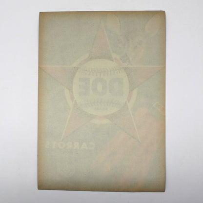 Crate Label: Doe Brand, Big League Carrots, Joe D. Maggio Inc., Holtville California, 1940s