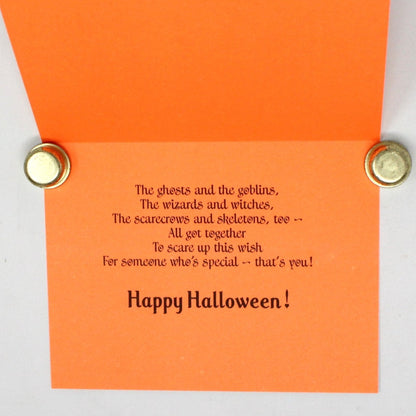 Greeting Card / Halloween Card, Anthropomorphic Animals Trick or Treating, Hi! It's Halloween!, American Greetings