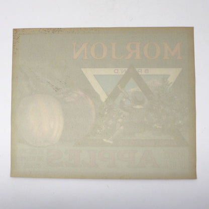 Crate Label: Morjon Brand Apples, Little Boy Blue, Connell Bros, San Francisco California, 1940s