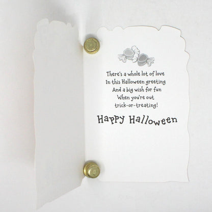 Greeting Card / Halloween Card, Just for You, Mouse in Trick or Treat Bag, Carlton Cards