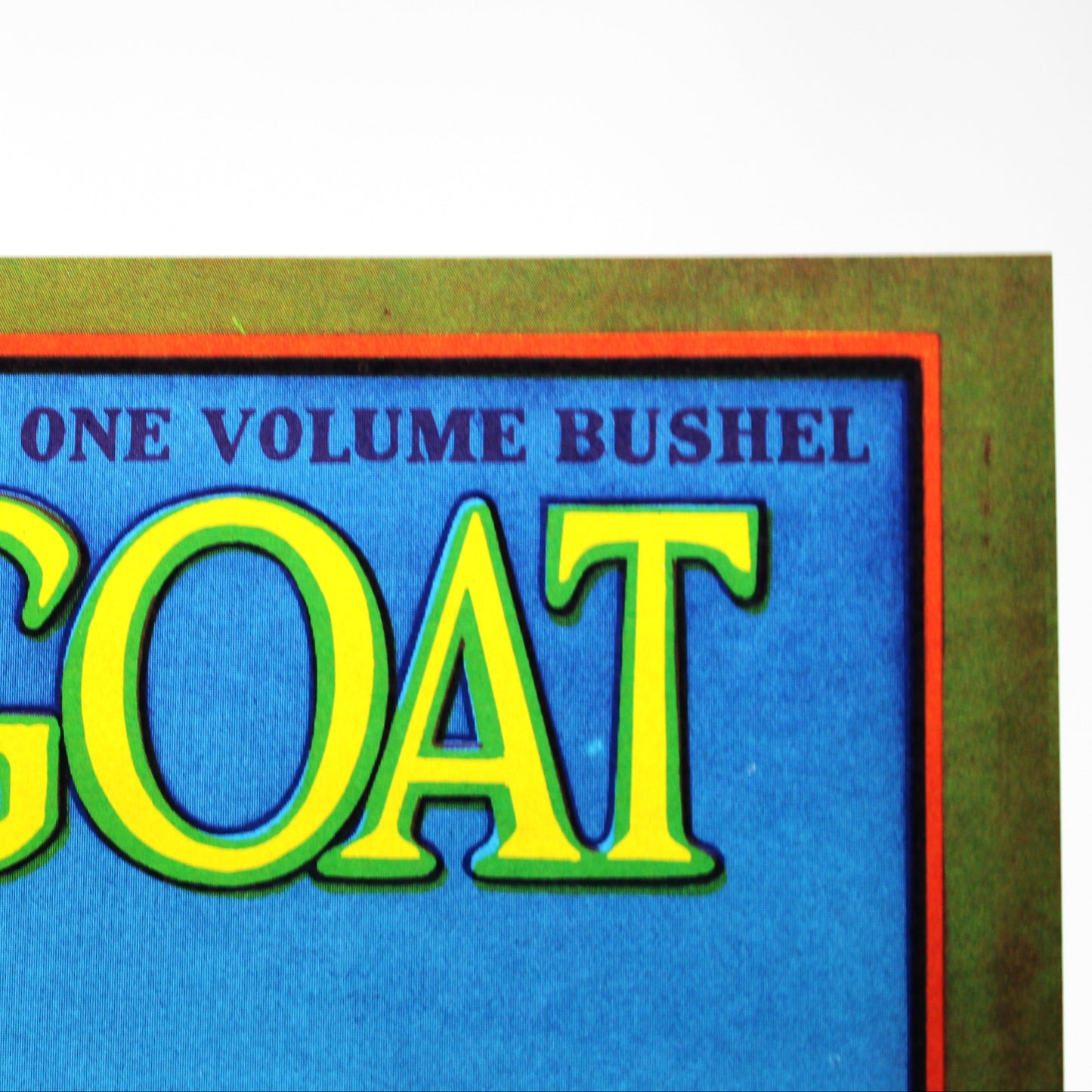 Crate Label: Mountain Goat Brand Apples, Lake Chelan Growers Union, Washington, 1940s