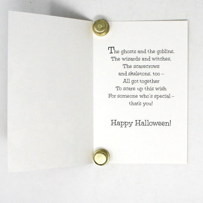 Greeting Card / Halloween Card, Bears in Costume Trick or Treating, Hi, It's Halloween!, Carlton Cards