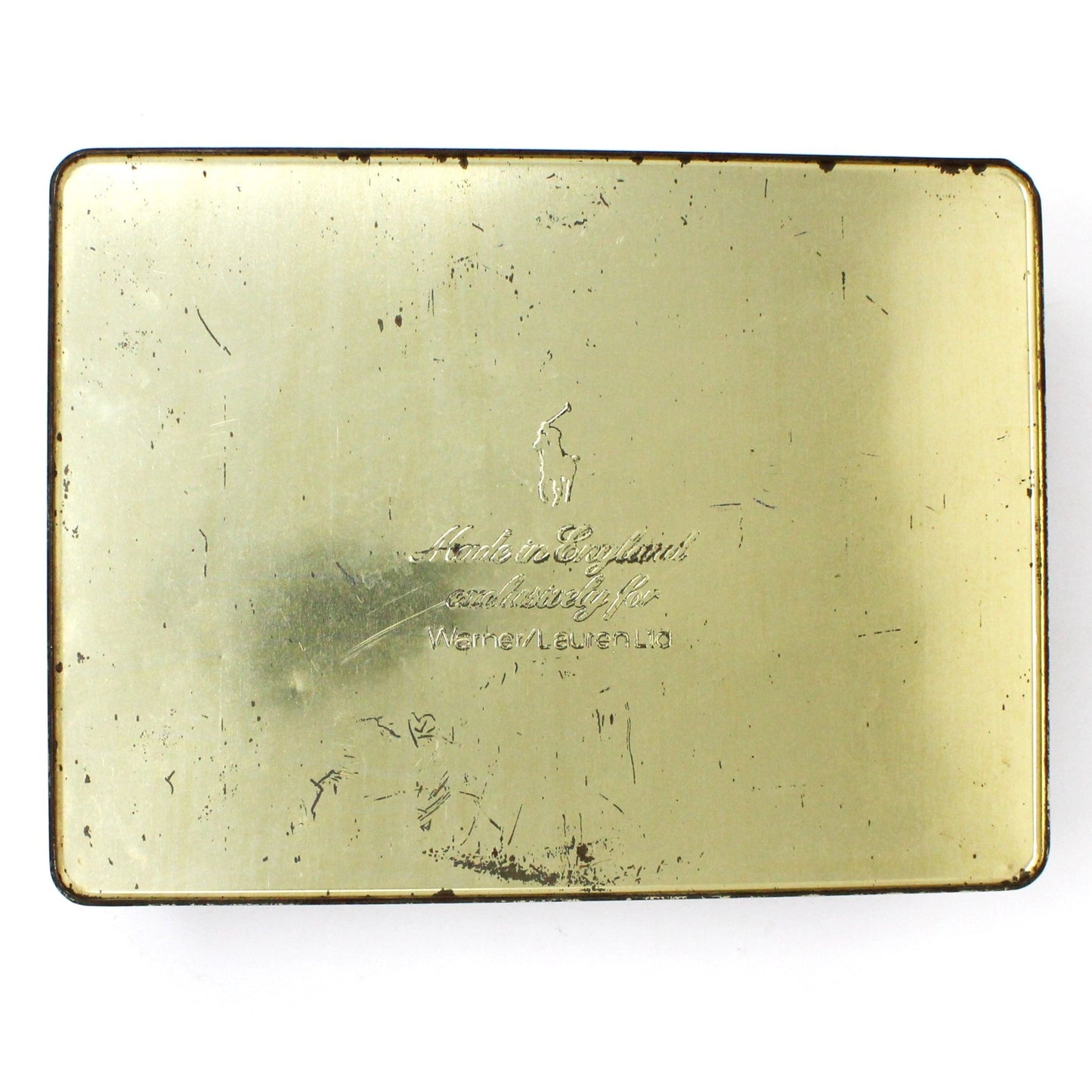 Gift Tin / Cookie Tin, Ralph Lauren, Equestrian Box, Victorian Woman Riding Horse, John Sturgess, Vintage