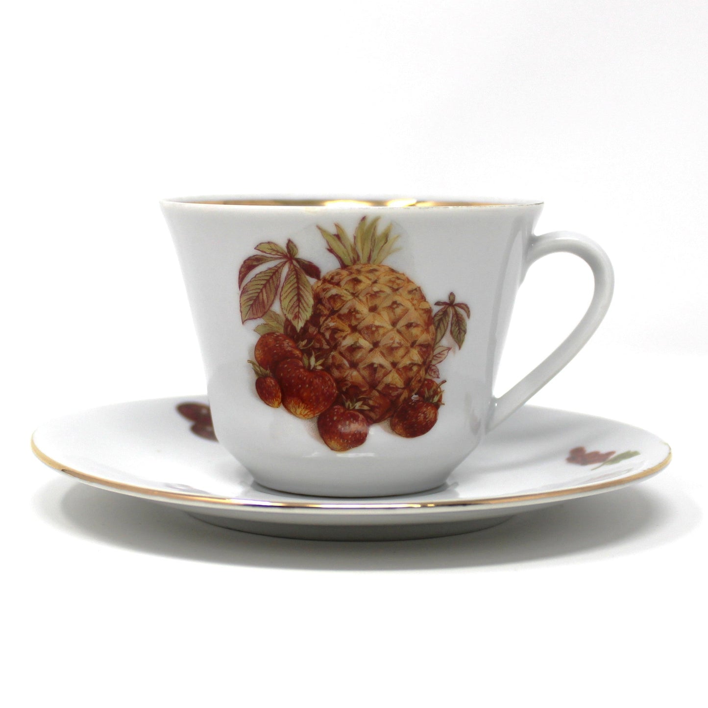 Coffee Service: Seltmann Weiden, Fruit and Nut Pattern (SLT83), Porcelain, Bavaria W. Germany, Vintage