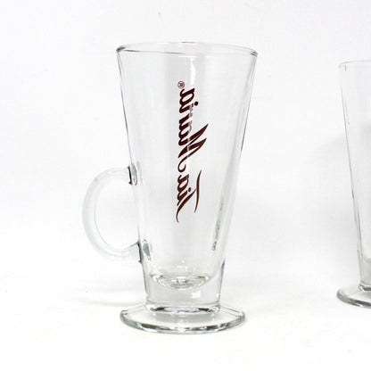 Glasses, Tia Maria Mugs, Tapered Glass Mugs, Set of 4, Vintage Barware