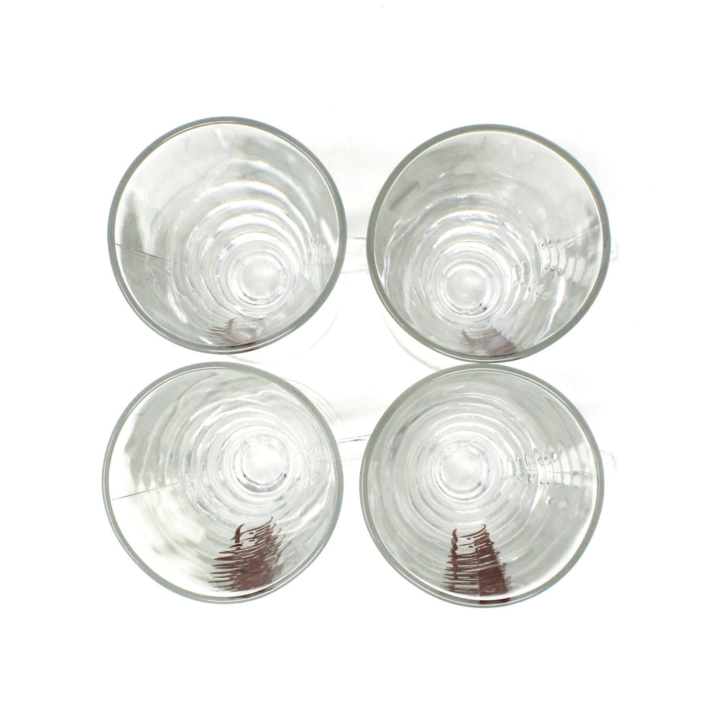 Glasses, Tia Maria Mugs, Tapered Glass Mugs, Set of 4, Vintage Barware