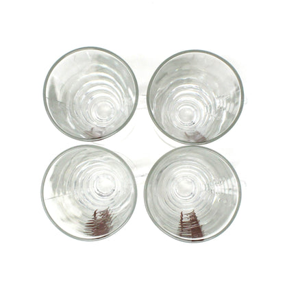 Glasses, Tia Maria Mugs, Tapered Glass Mugs, Set of 4, Vintage Barware