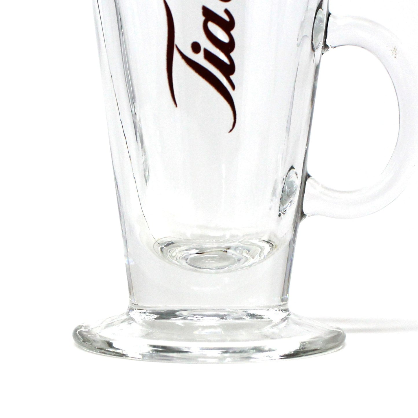 Glasses, Tia Maria Mugs, Tapered Glass Mugs, Set of 4, Vintage Barware