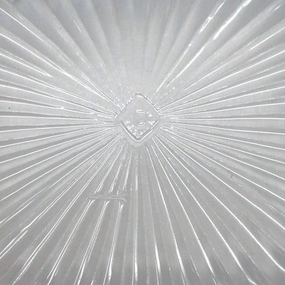 Salt Cellar, Master Salt Dip, Dugan Diamond, Frosted Glass, Antique