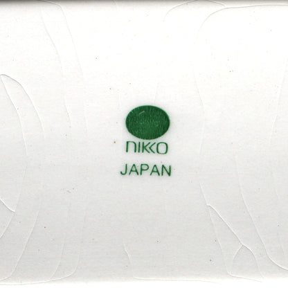 Mint Tray: NIKKO Happy Holidays, Ironstone, In Original Box, Vintage Japan 1980s