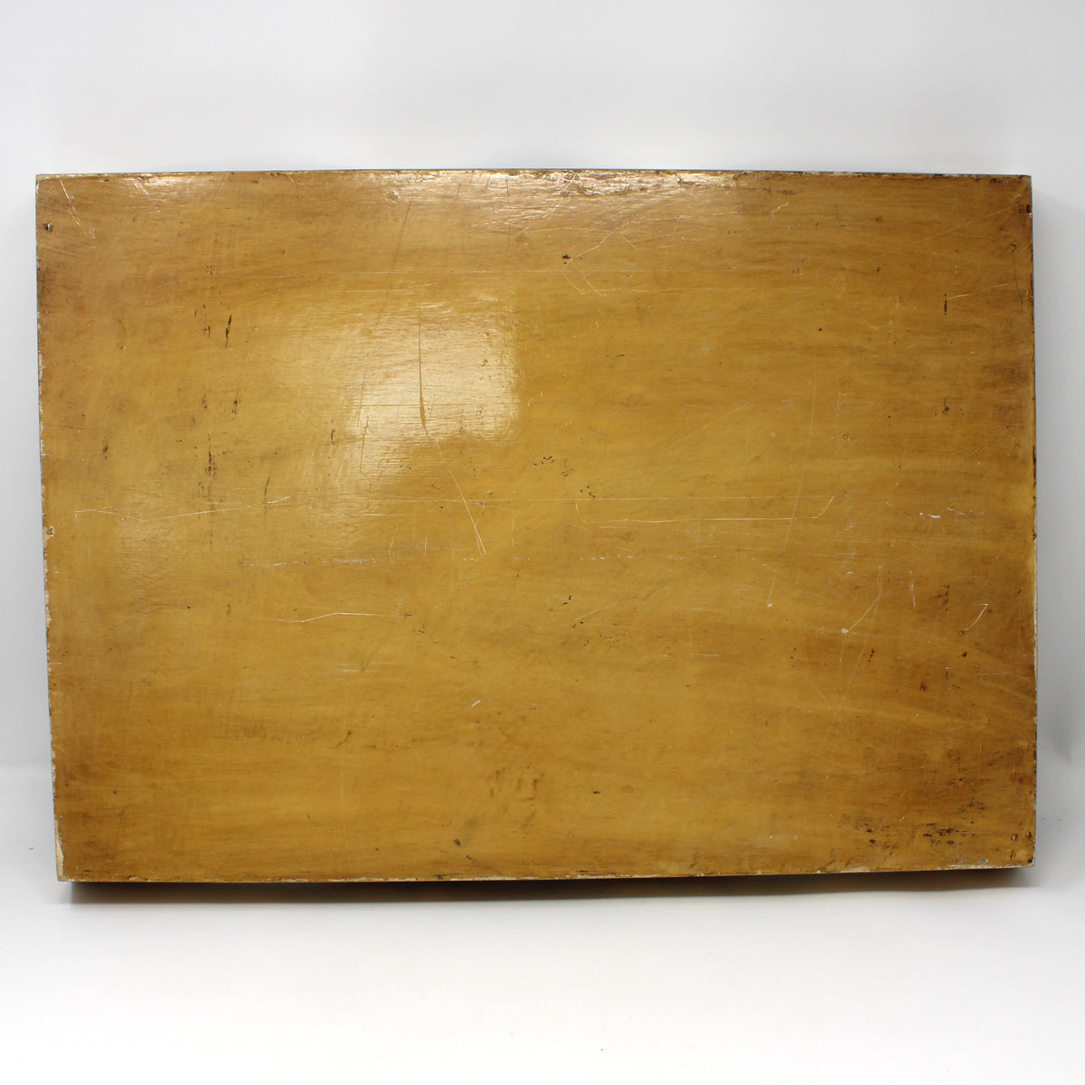 Tray: Hand Painted Bird and Floral Design, Wood Serving Tray, Vintage 1960s