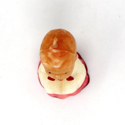 Candle, Gurley Novelty, Figural Christmas Choir Singer Caroler Boy, Vintage Collectibles