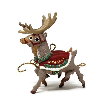 Ornament: Hallmark Keepsake, Santa and His Reindeer Complete Collection In Boxes, Vintage 1992
