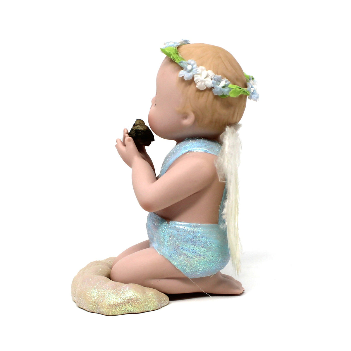 Figurine: Cherub Angels by Phyllis Parkins, Hamilton Collection, Bisque Porcelain, Vintage 1995