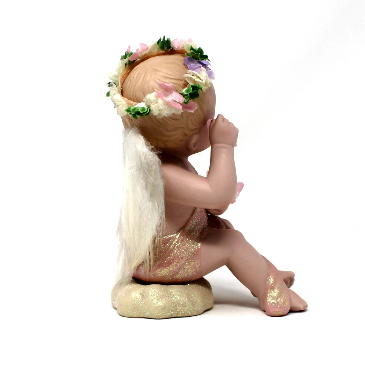 Figurine: Cherub Angels by Phyllis Parkins, Hamilton Collection, Bisque Porcelain, Vintage 1995
