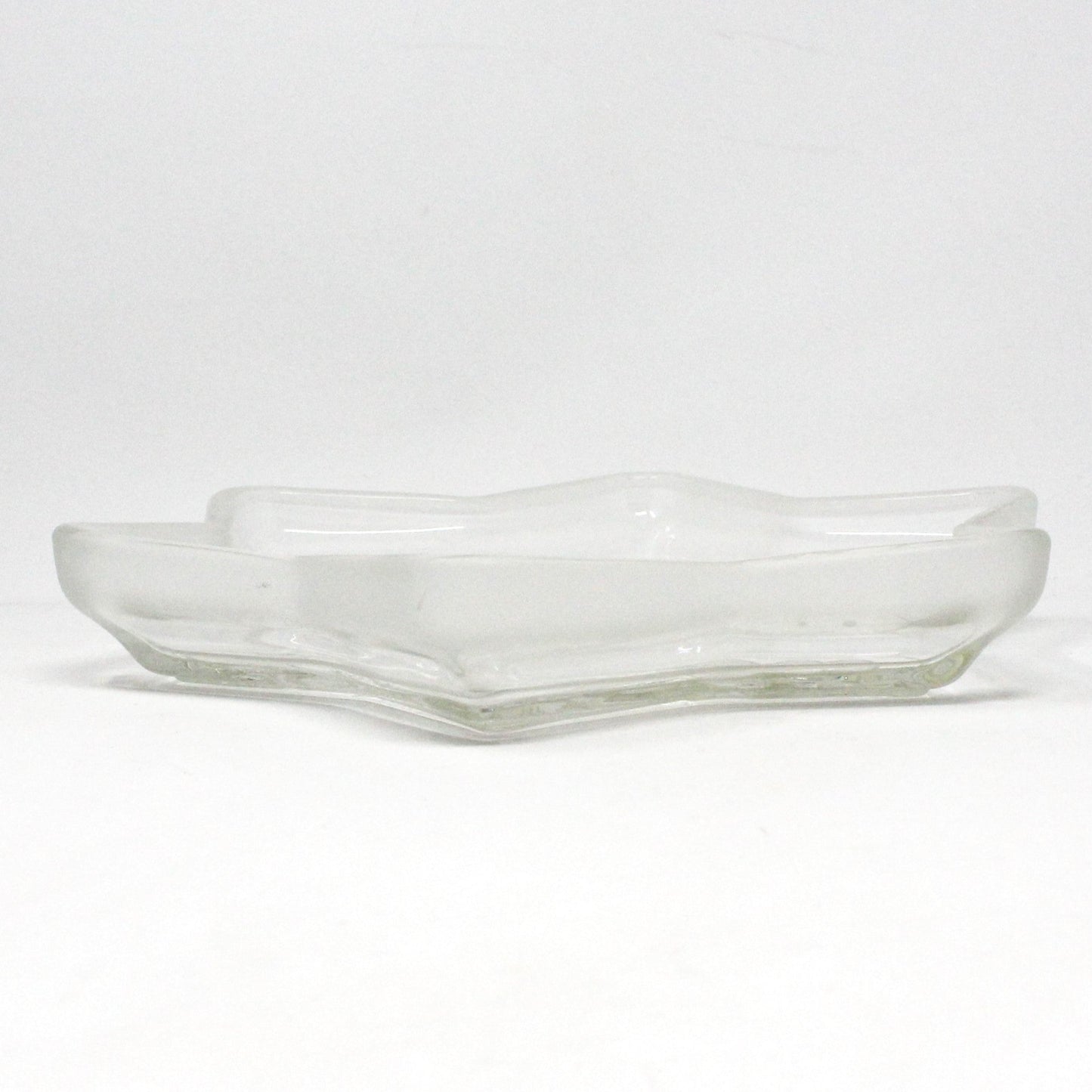 Bon Bon / Candy Dish, Mikasa, Christmas Star, Frosted Glass Angel, Germany, Vintage