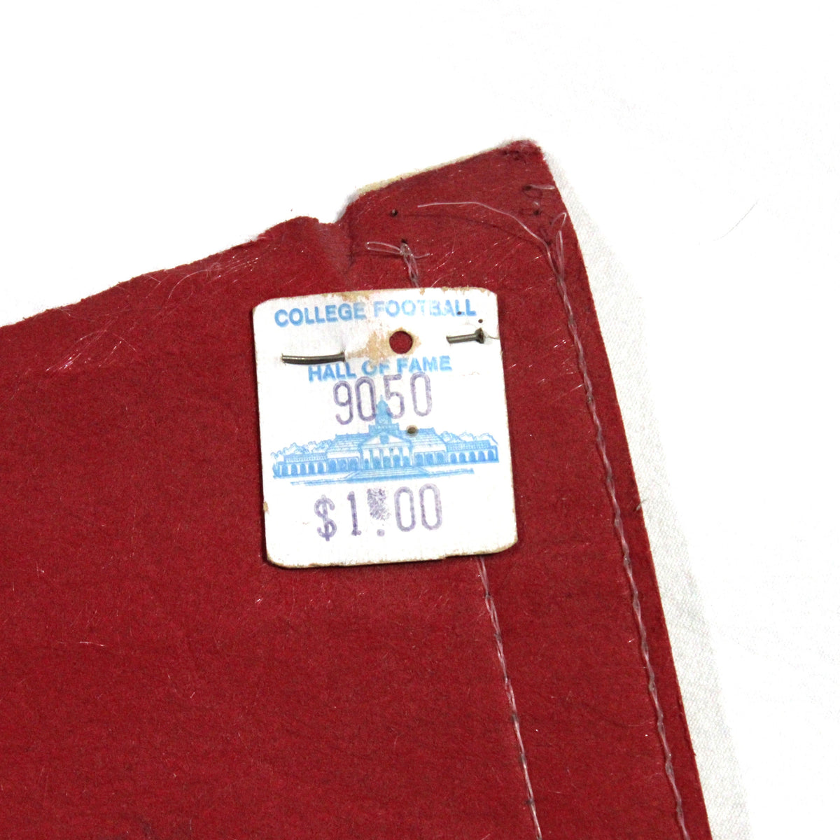 Pennant: Stanford University School, College Football Hall of Fame Souvenir, 29", USA, Vintage 1978