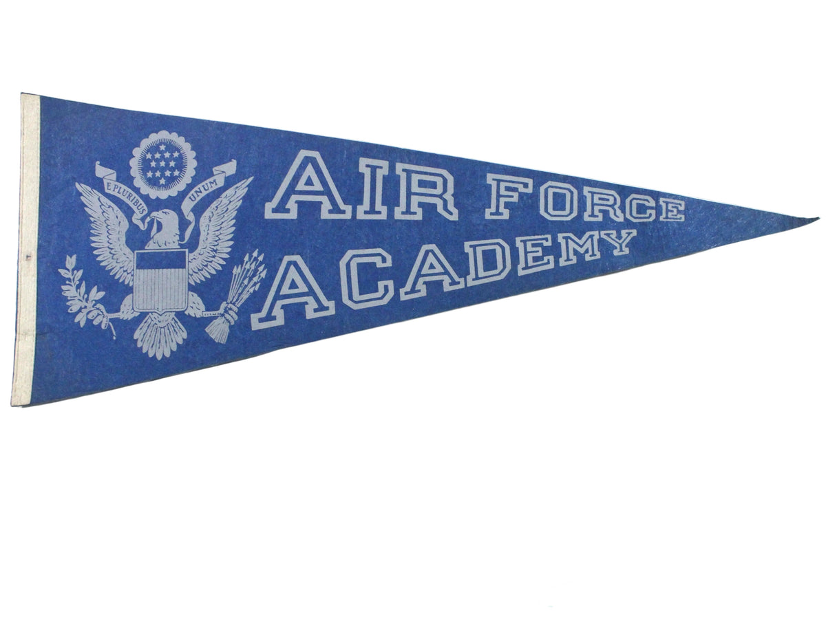 A vintage pennant for the Air Force Academy School, College Football Hall of Fame Souvenir, 29", USA, Vintage 1978