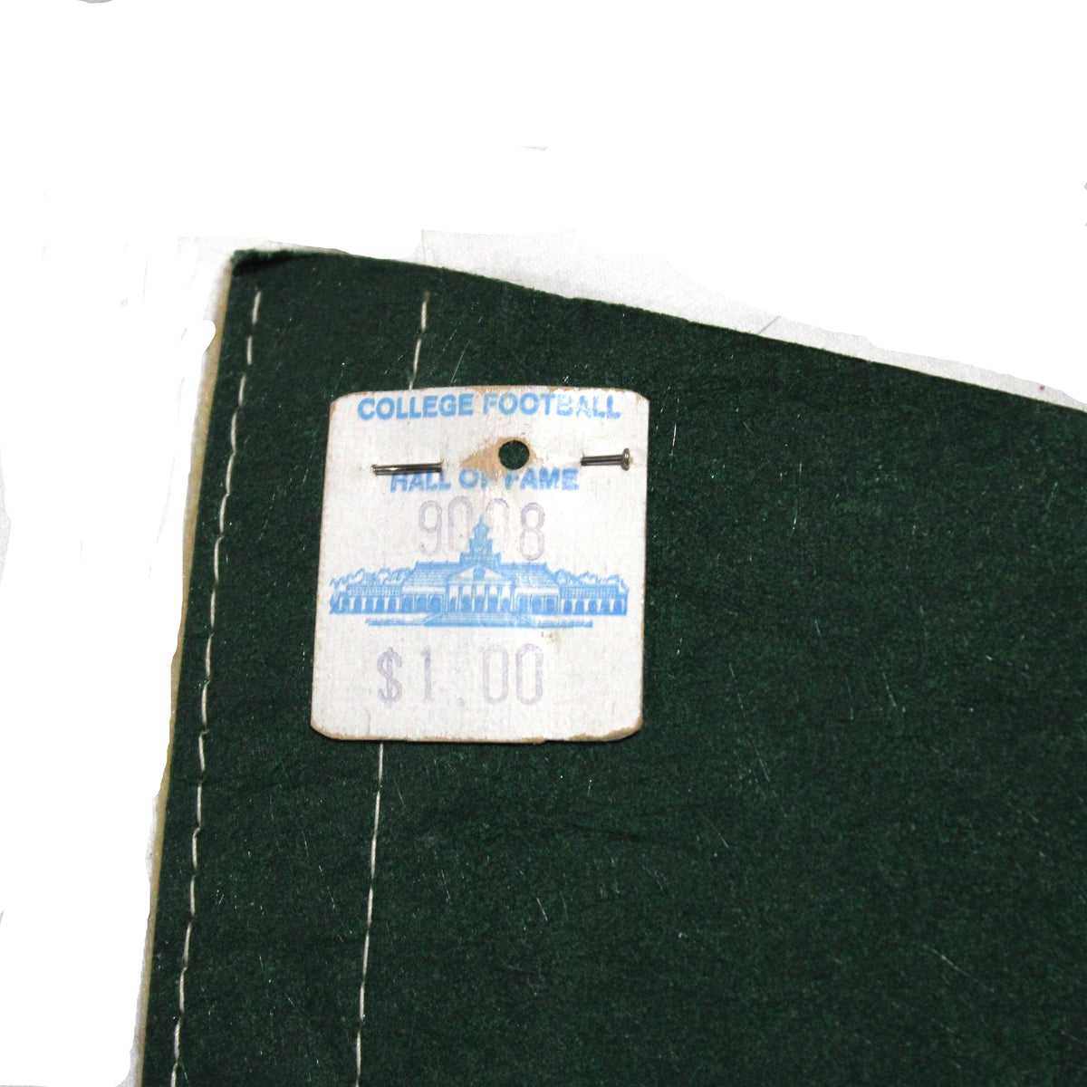 Pennant: Dartmouth College School Pennant, College Football Hall of Fame Souvenir, 29", USA, Vintage 1978